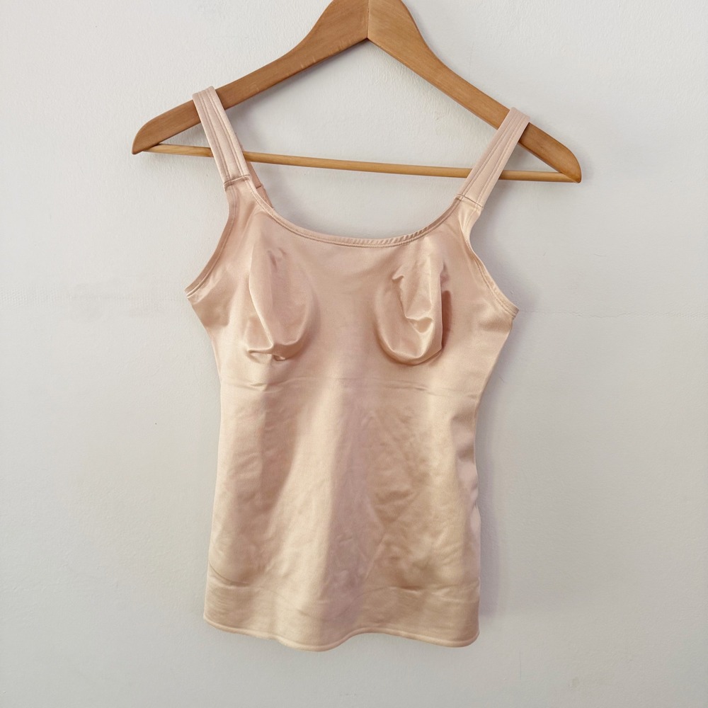 Ruby Ribbon Shapewear Cami Women 34 Beige Style 3022 Compression Smoothing Base